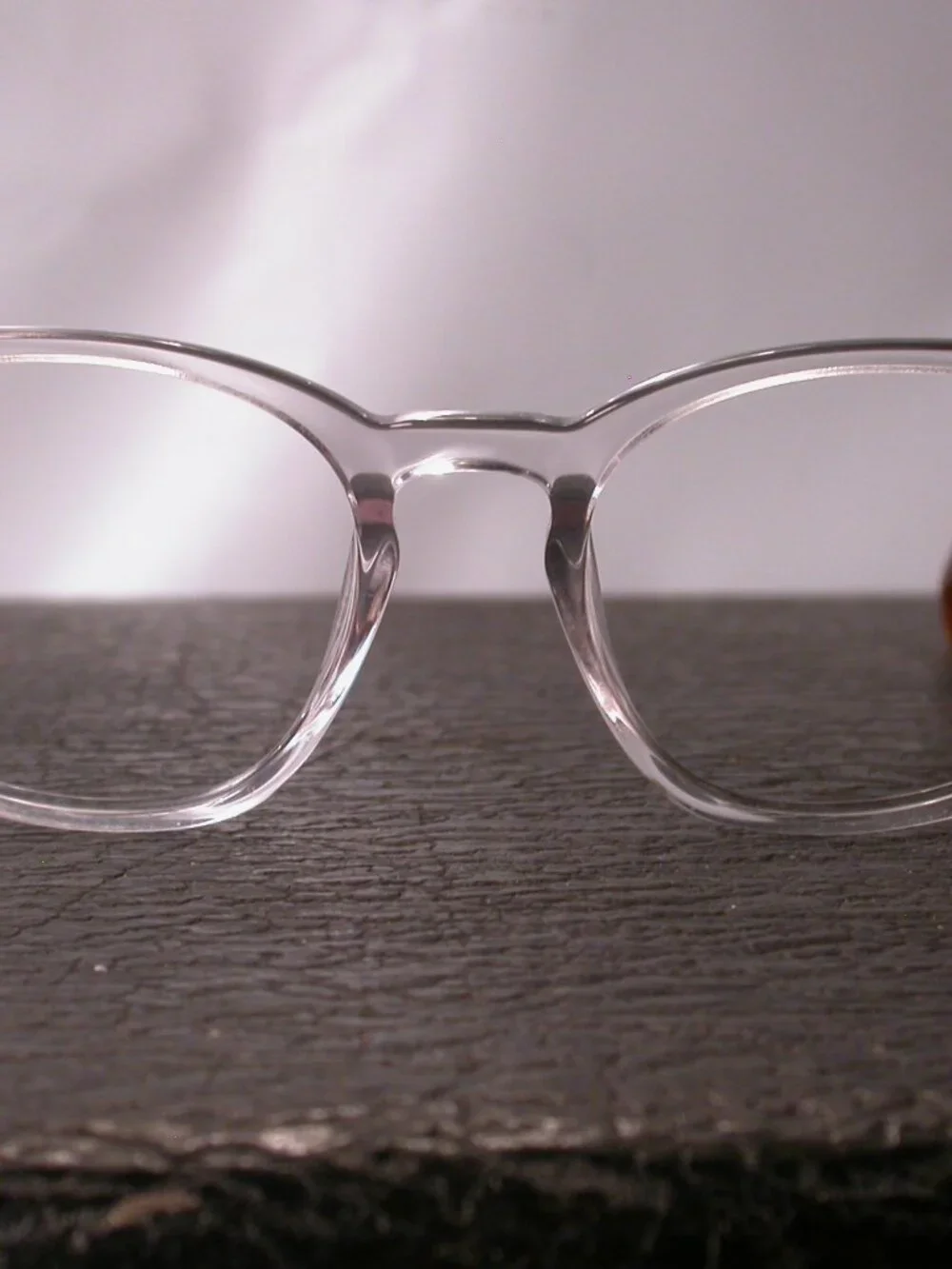 Warby Parker Felix N Crystal Clear Tortoise Eyeglasses Frames